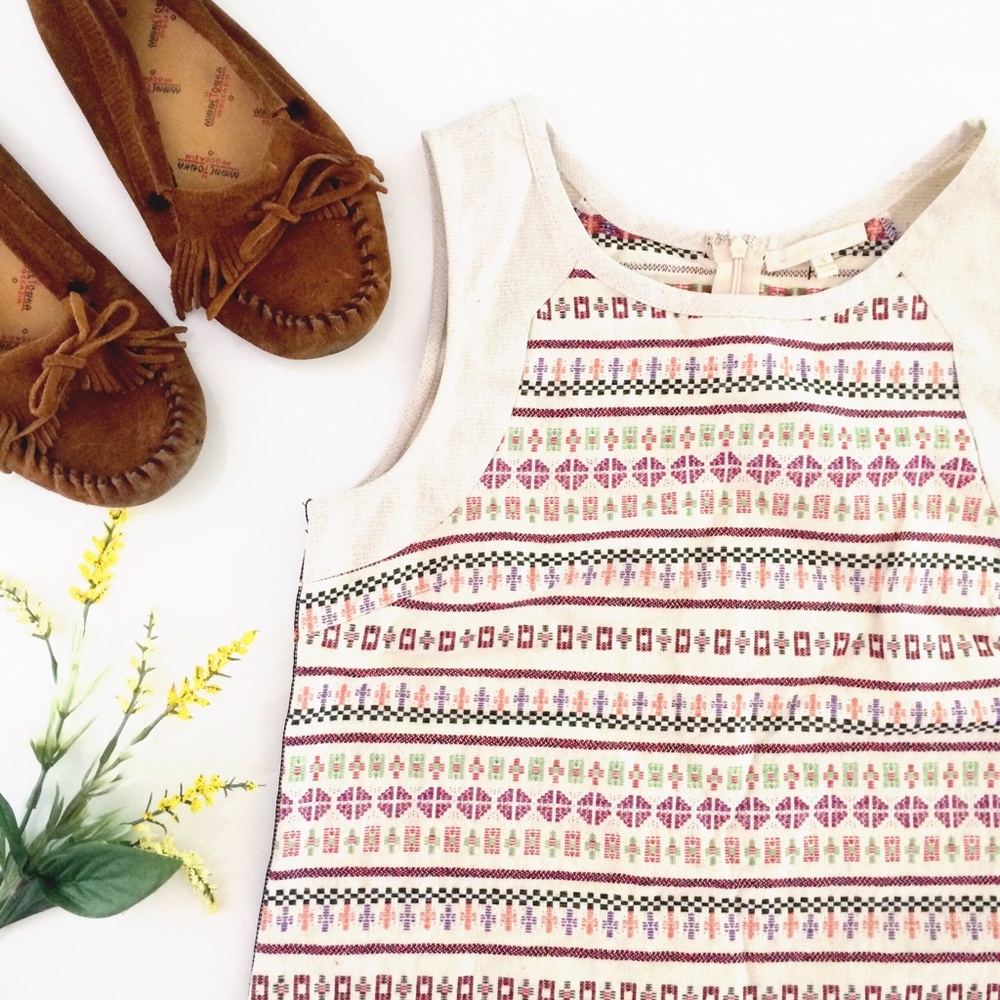 UNDER SKIES printed sleeveless top - summer top